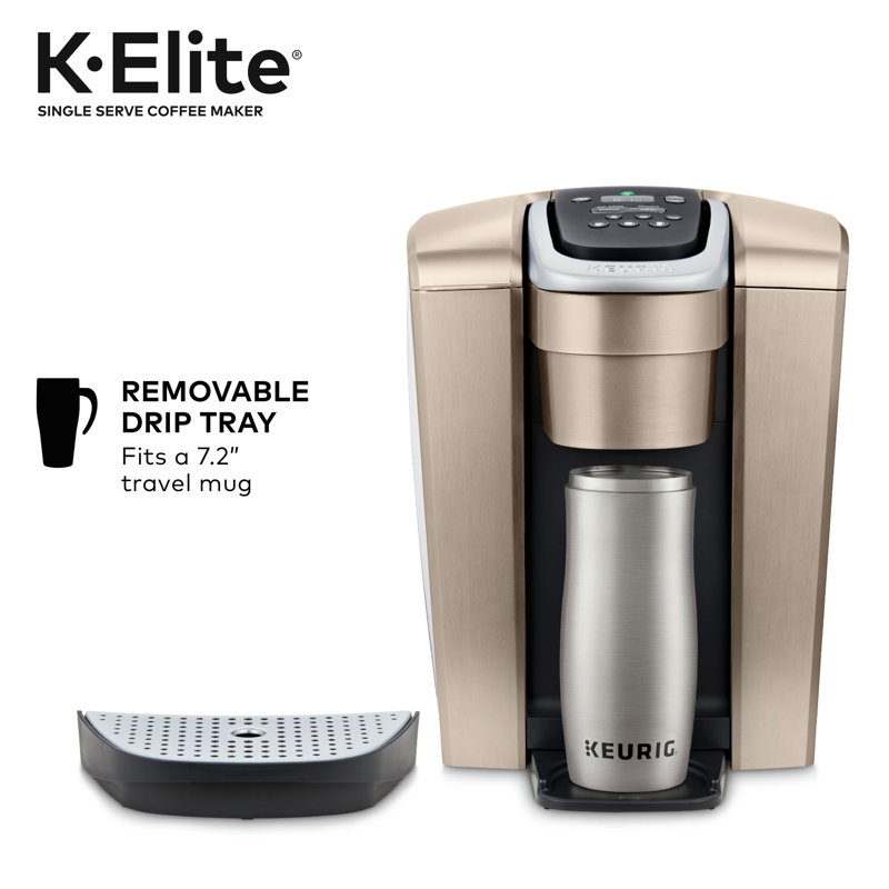 Keurig KElite SingleServe KCup Pod Coffee Maker with Iced Coffee